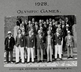1928 Olympics: oarsmen, coaches, manager, boatmen etc