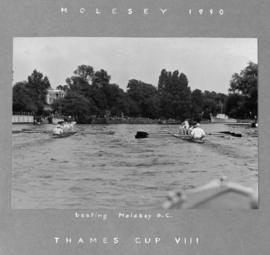 Thames Cup VIII beating Molesey BC