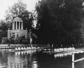 Henley 1948 - Final of the Grand, end of Temple Island
