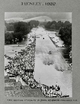 Henley 1928 - TRC beating 1st Trinity in final of Grand Challenge Cup
